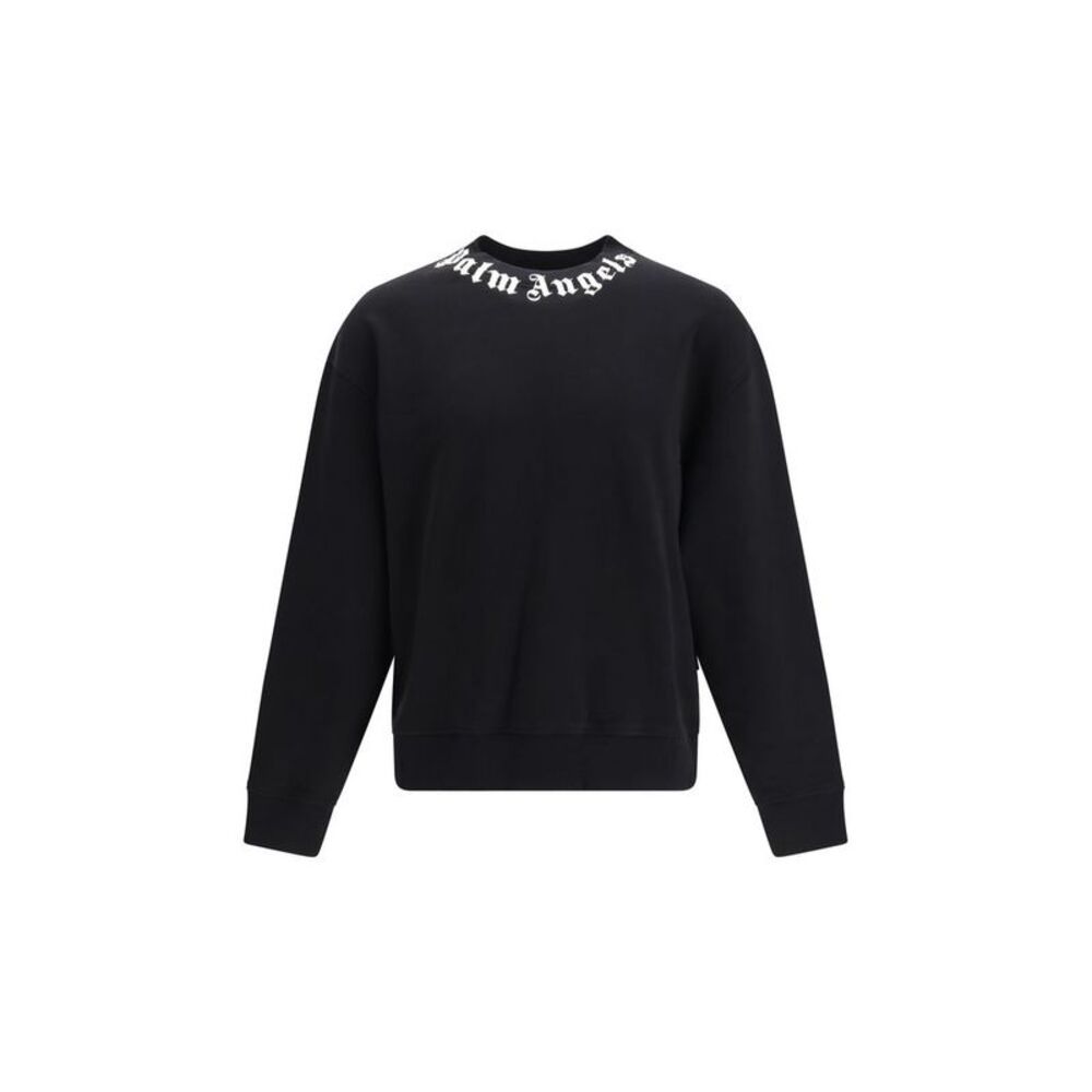 Palm Angels Black Cotton Men's Sweatshirt